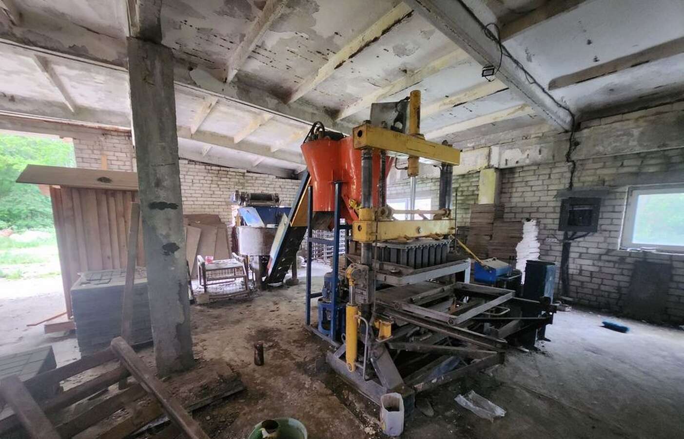Линия для производства вибропрессованной плитки