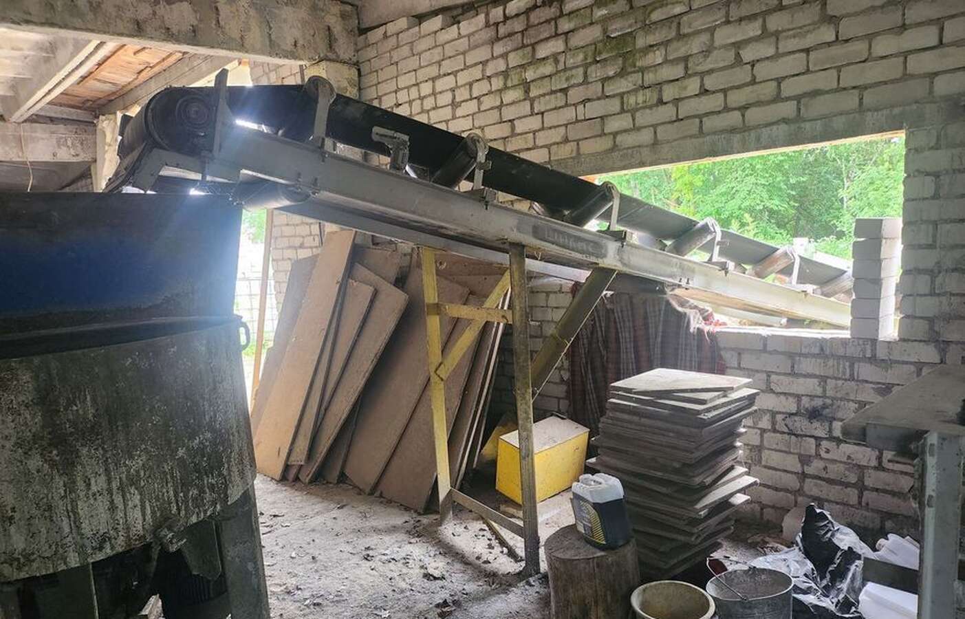 Линия для производства вибропрессованной плитки
