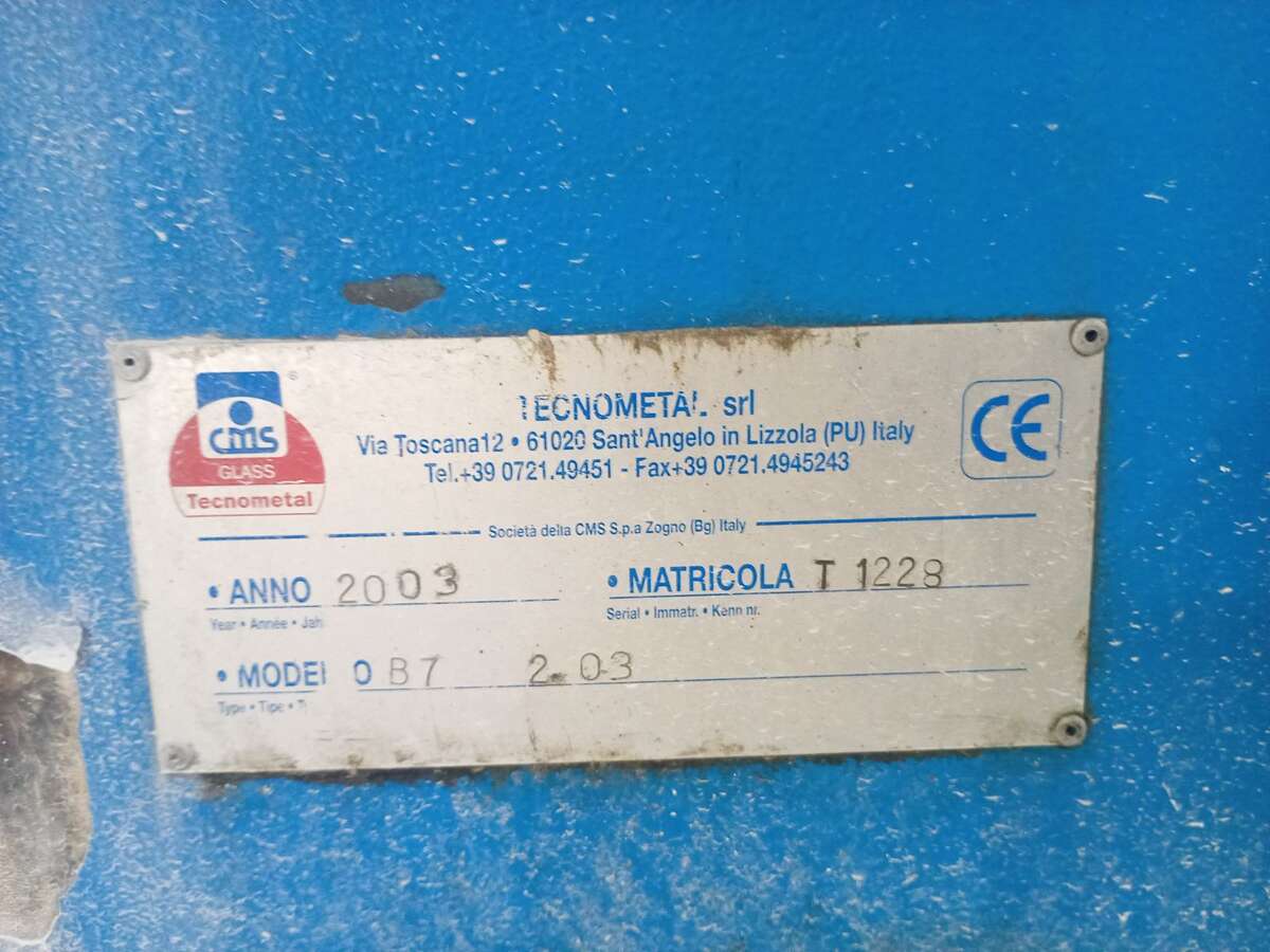 Обрабатывающий центр CMS tecnometal B7 2.03 с ЧПУ