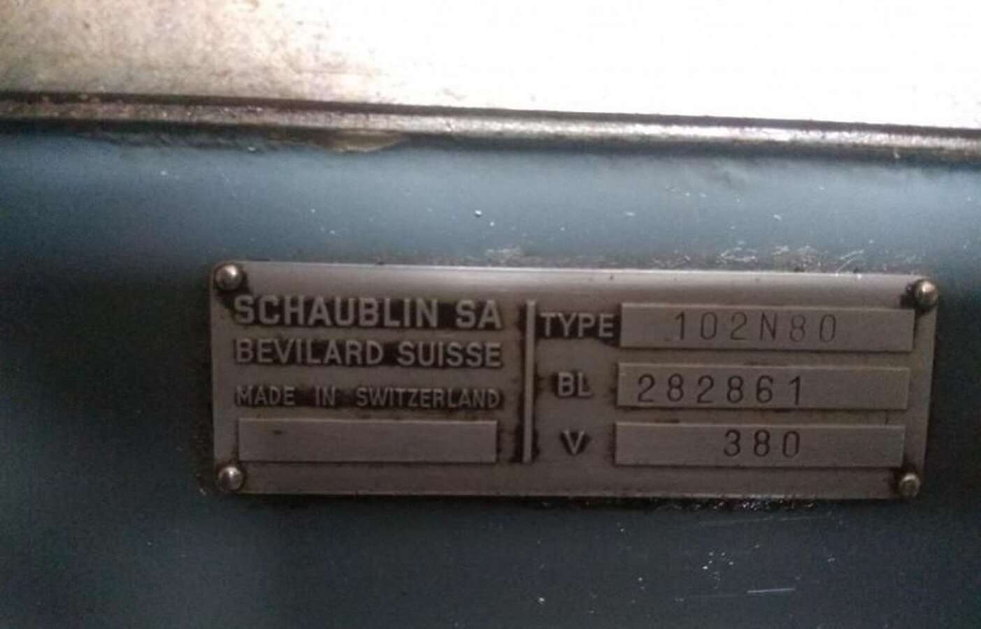 Токарно-винторезный SCHAUBLIN 102N