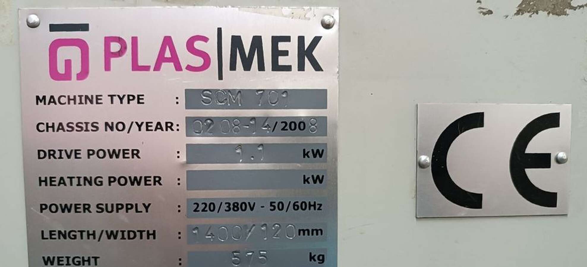 Станок для резки плёнки Plasmek SCM 701