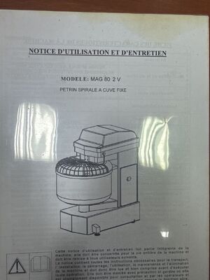 Тестомесы MAG 80 2 V