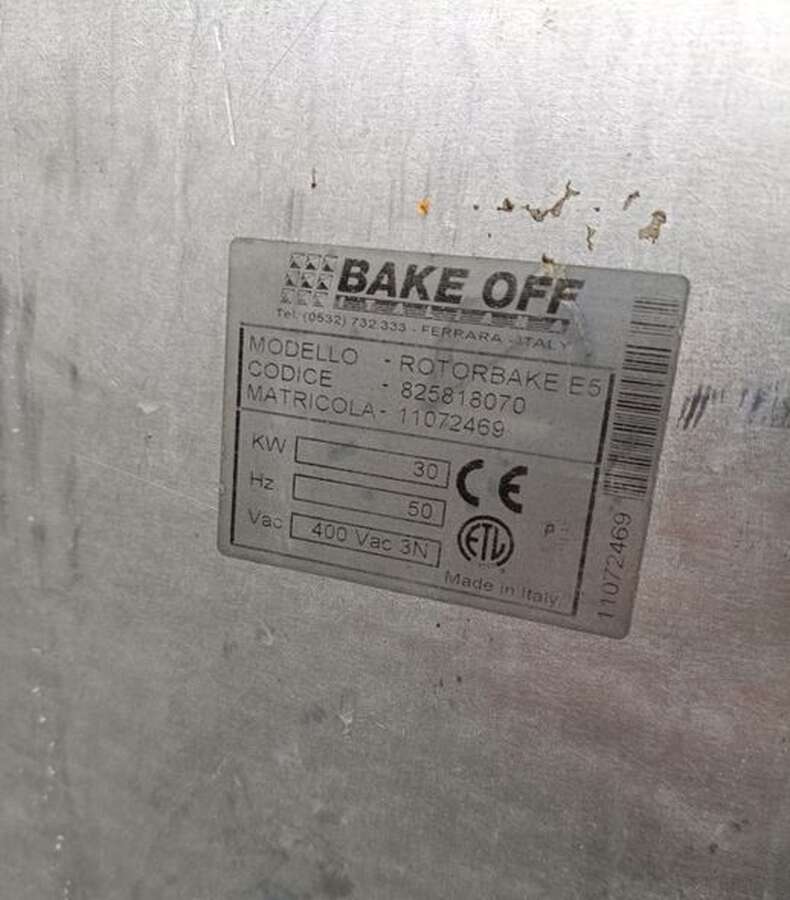 Печь ротационная Bake Off Rotorbake E5
