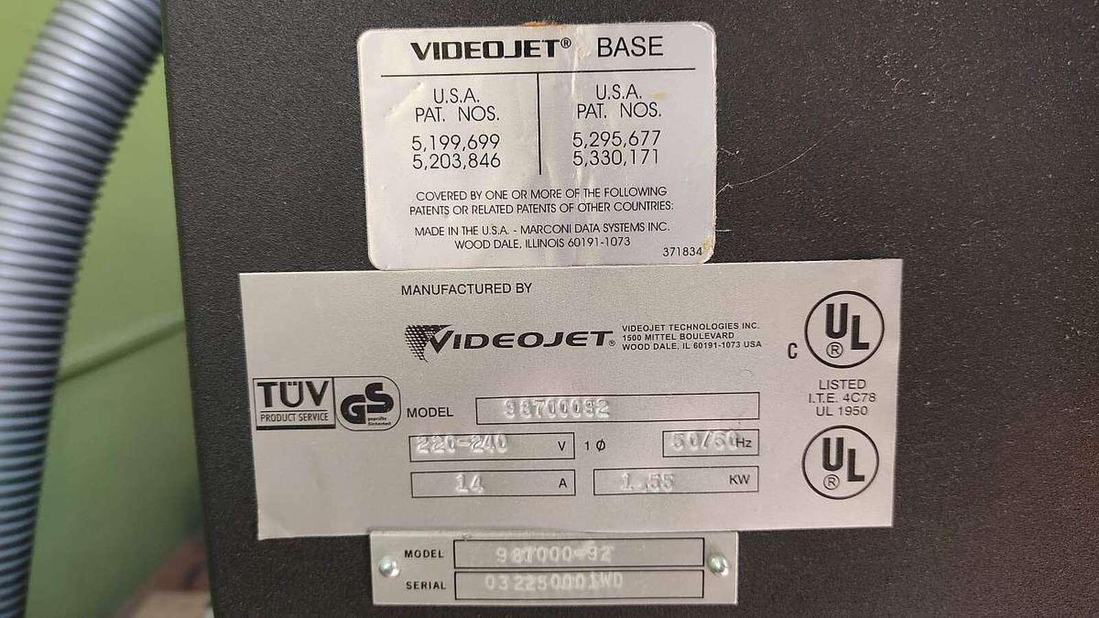 Принтер каплеструйный VIDEOJET 98700032