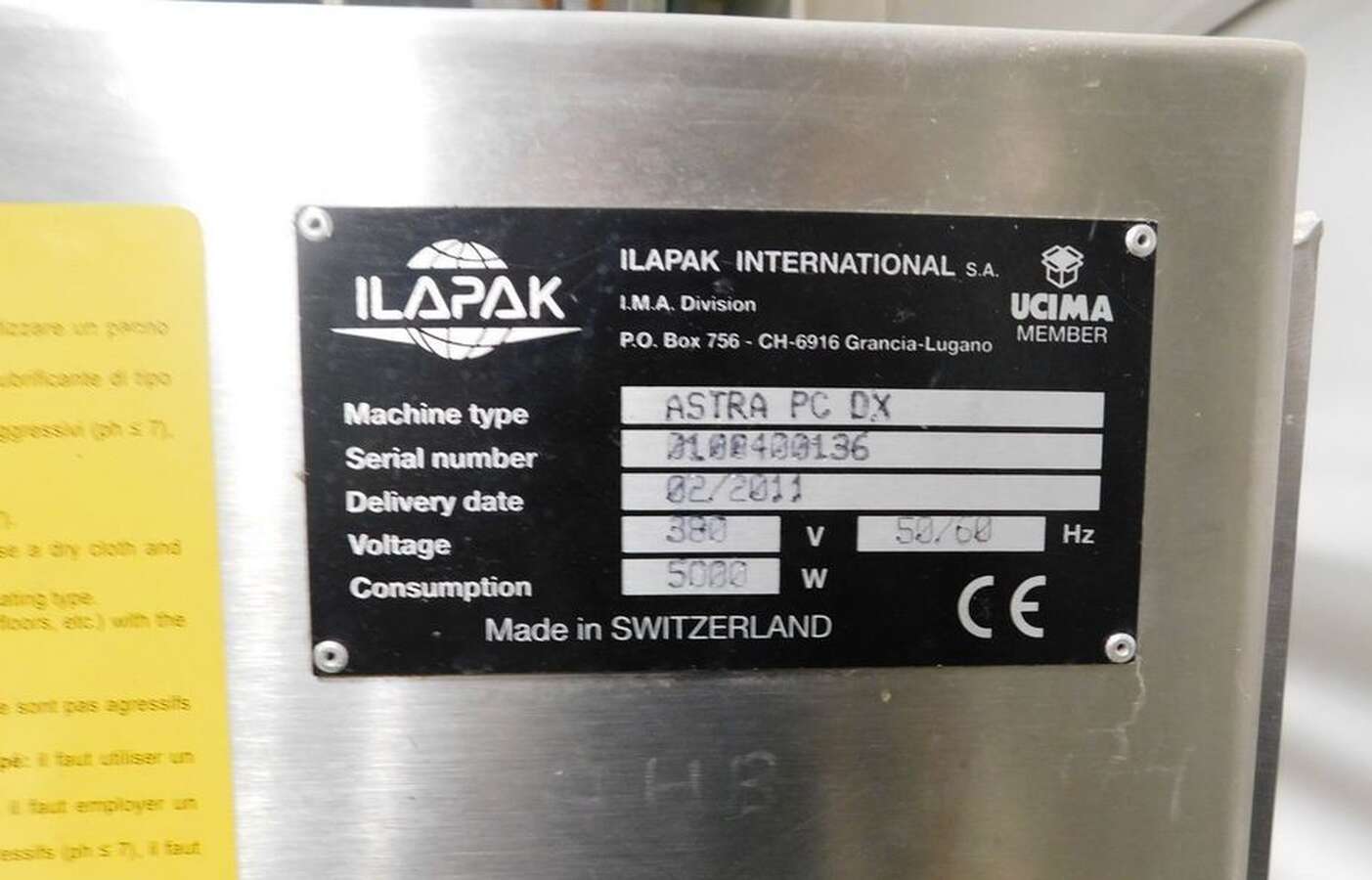 Упаковочная машина Ilapak Astra PC