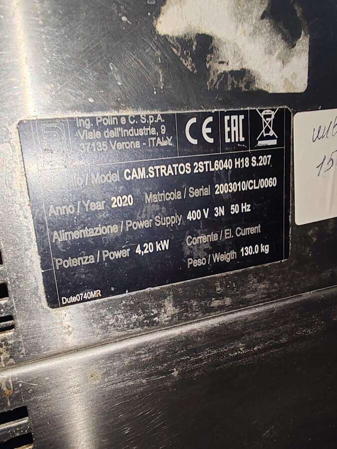Печь подовая Stratos Polin 2STL6040