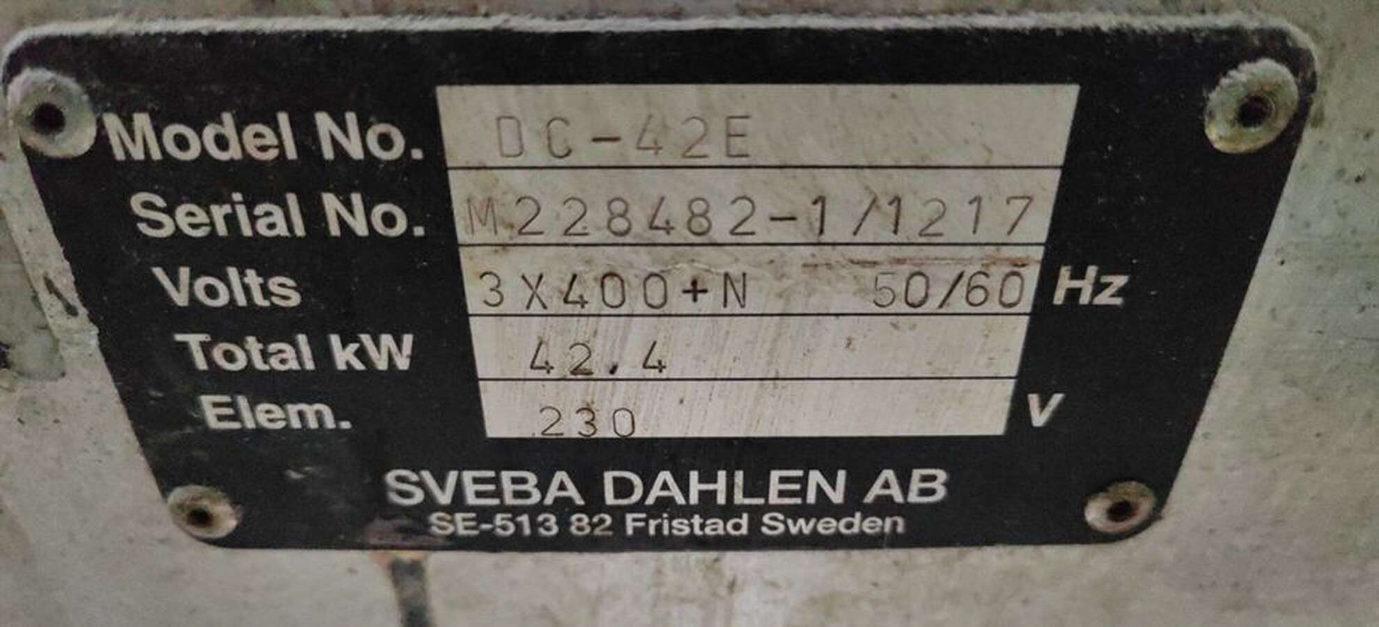 Шкаф пекарский подовый  Sveba Dahlen AB DC-42E