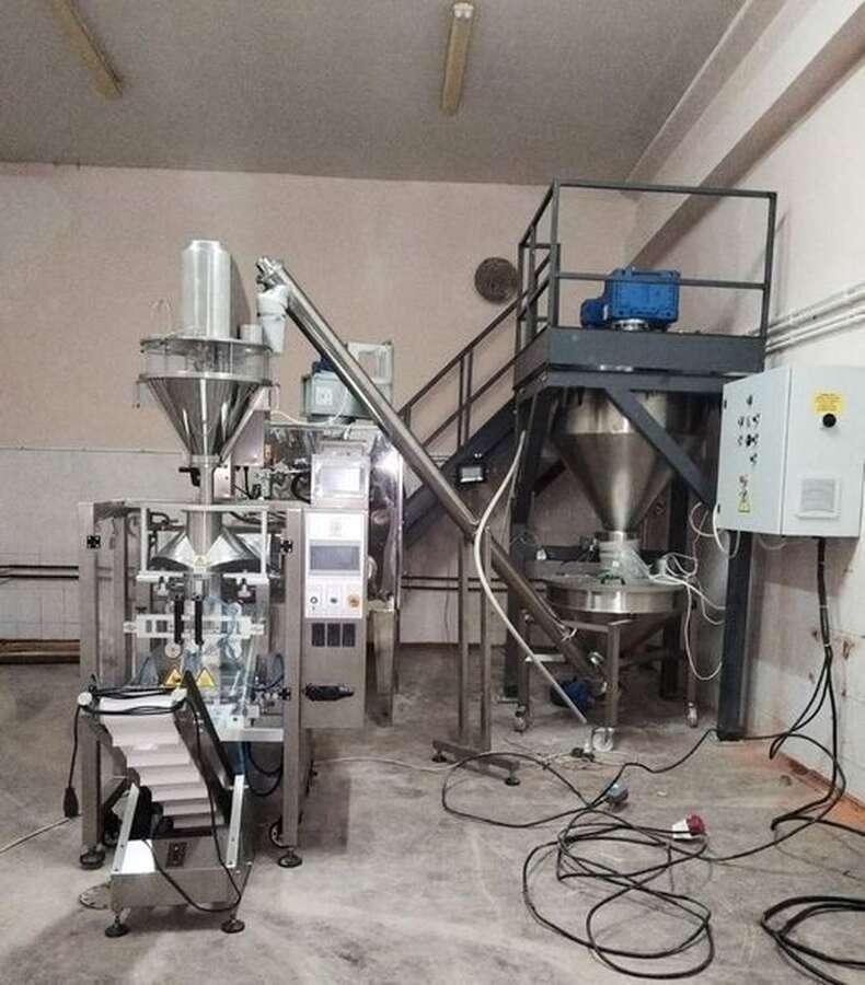 Линия смешивания и фасовки сухих продуктов