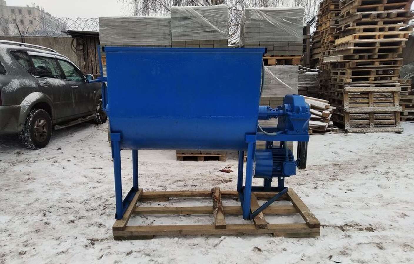 Бетономешалка принудительного действия