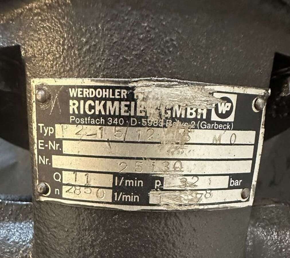 Шприц гидравлический Rickmeier 40
