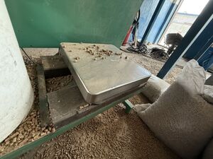 Узел фасовки с бункером, весами и циклоном