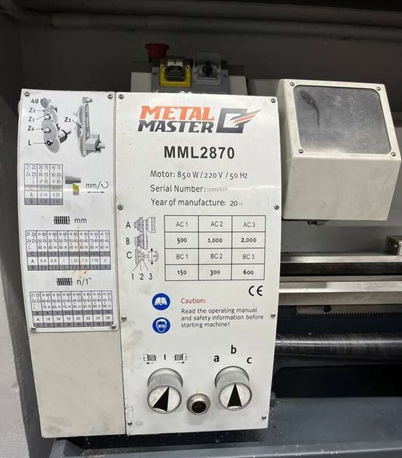 Токарный станок MetalMaster MML 2870