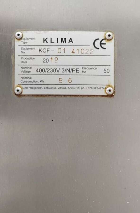 Расстойная камера KLIMA KCF-01 Литва 2012г.в.