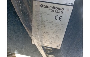 Термопластавтомат Sumitomo SHI DEMAG 1600-600 2011г.в.