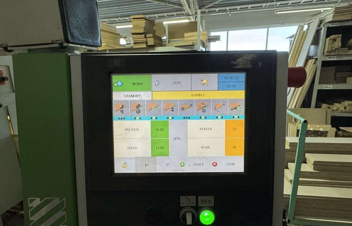 Кромкооблицовочный станок BIESSE AKRON 435