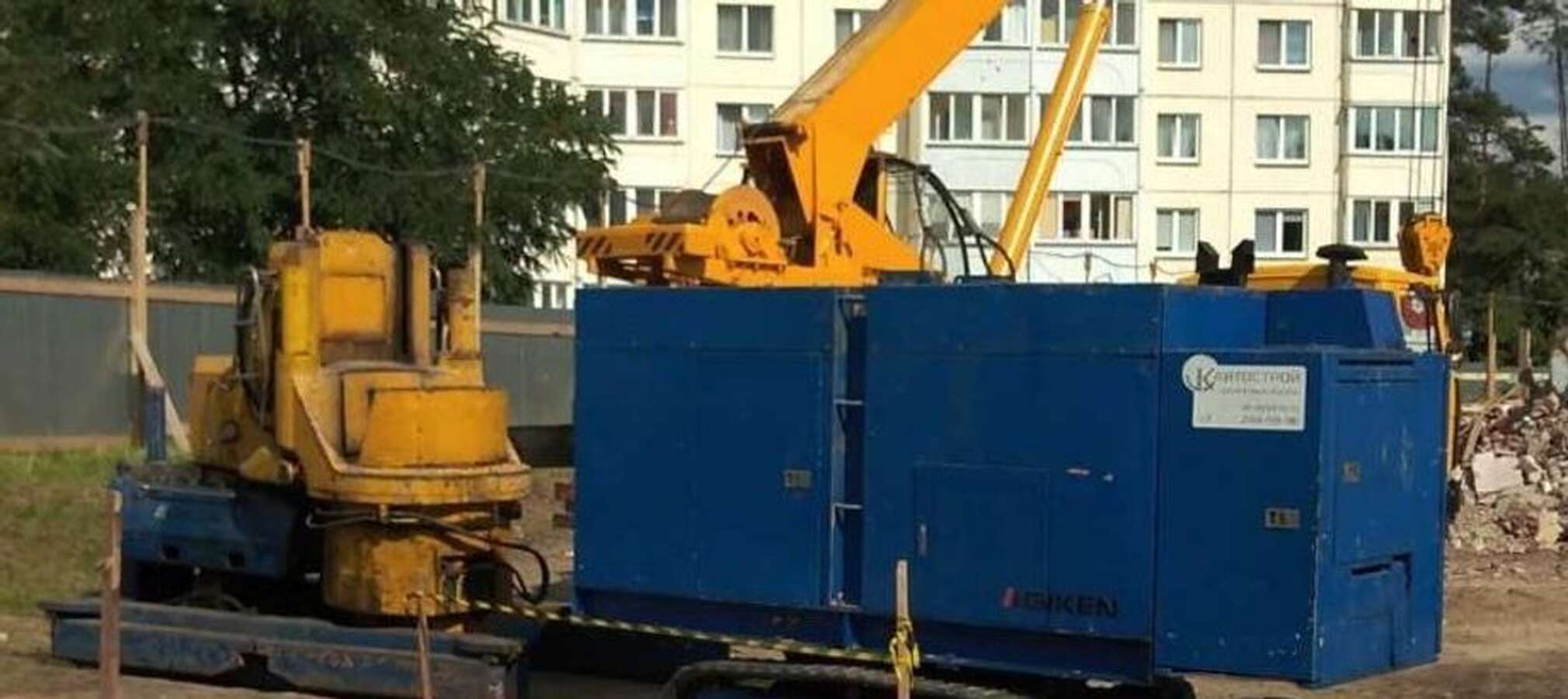 Сваевдавливающая установка Giken Silent Piler