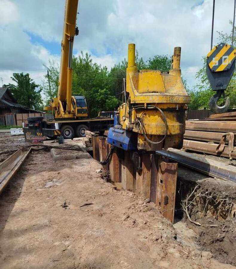 Сваевдавливающая установка Giken Silent Piler