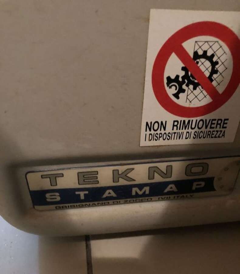 Тестораскаточная машина Tekno Stamap SRL