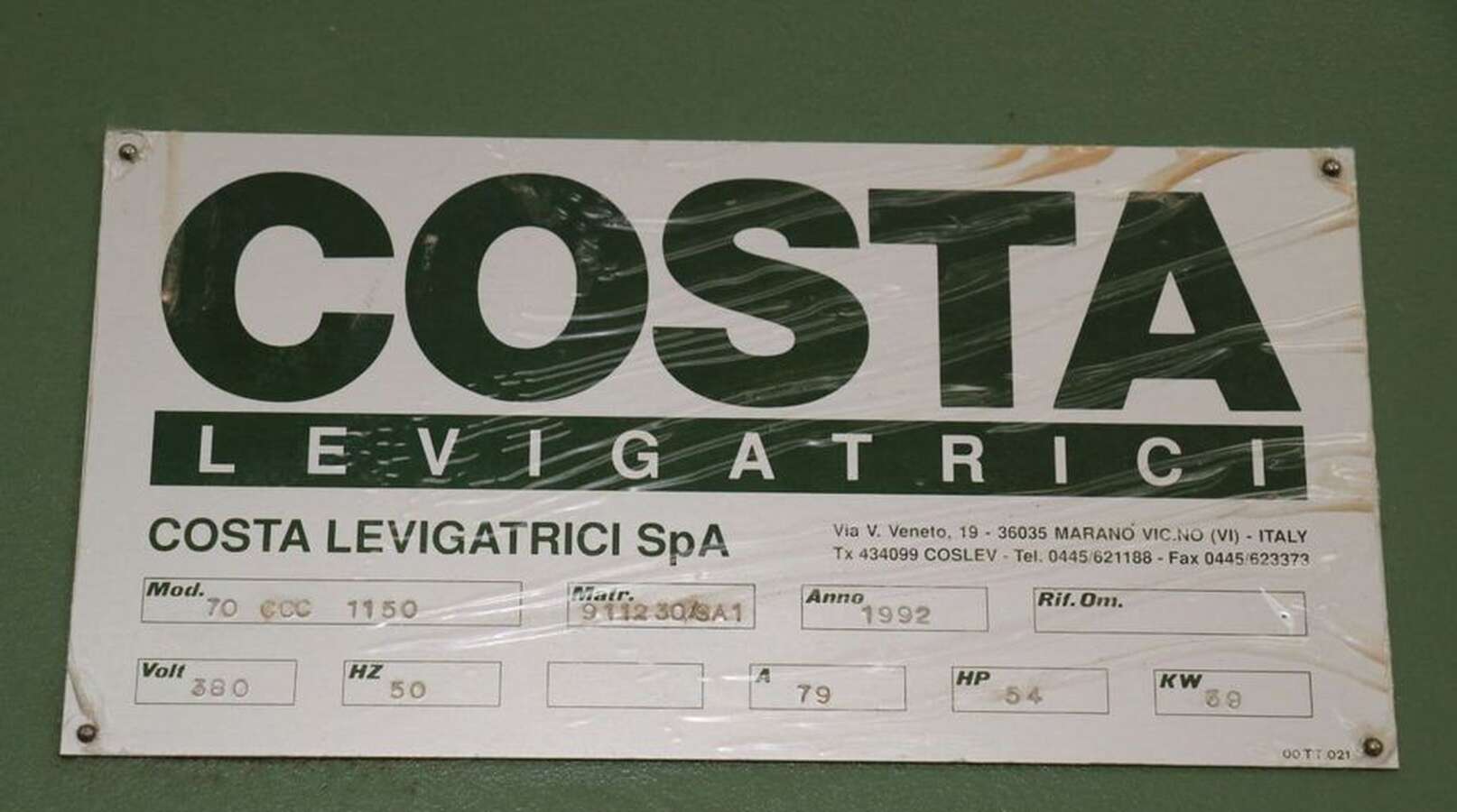 Станок шлифовальный Costa 70 ССС 1150