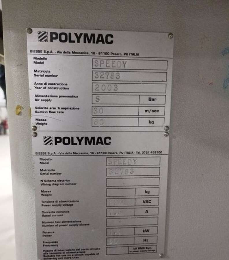 Кромкооблицовочный станок Polymac Speedy