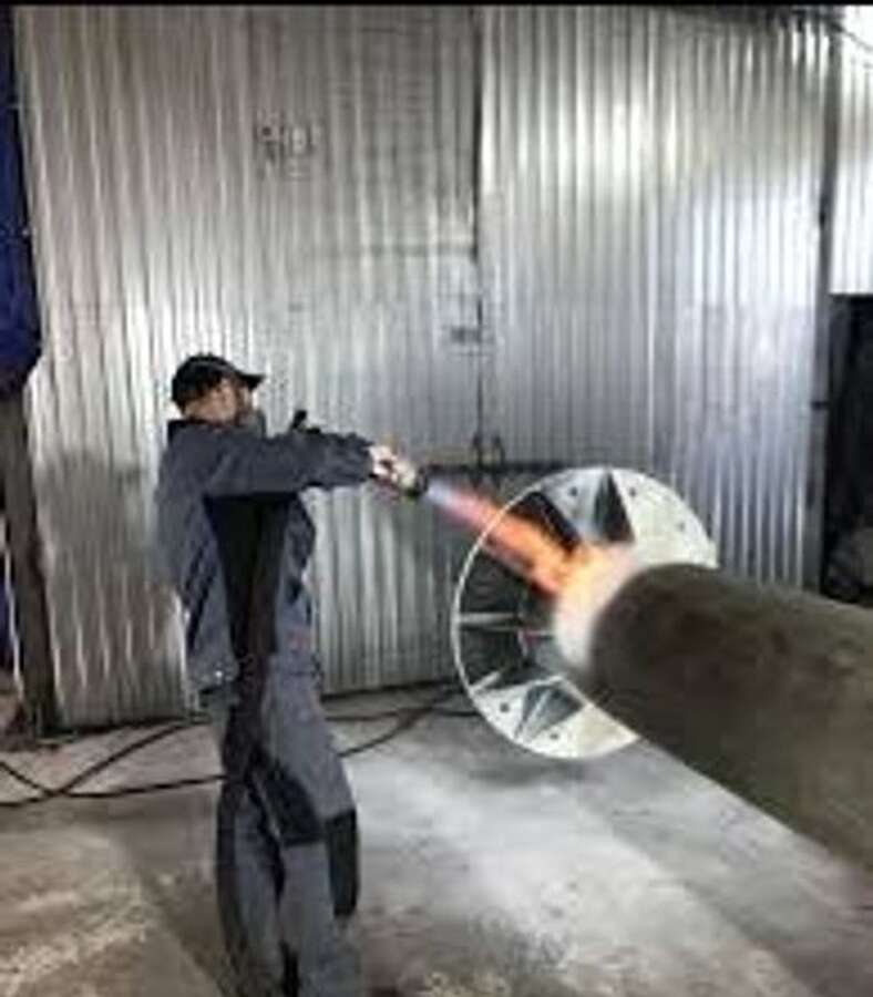 Установка газопламенного нанесения полимерных красок