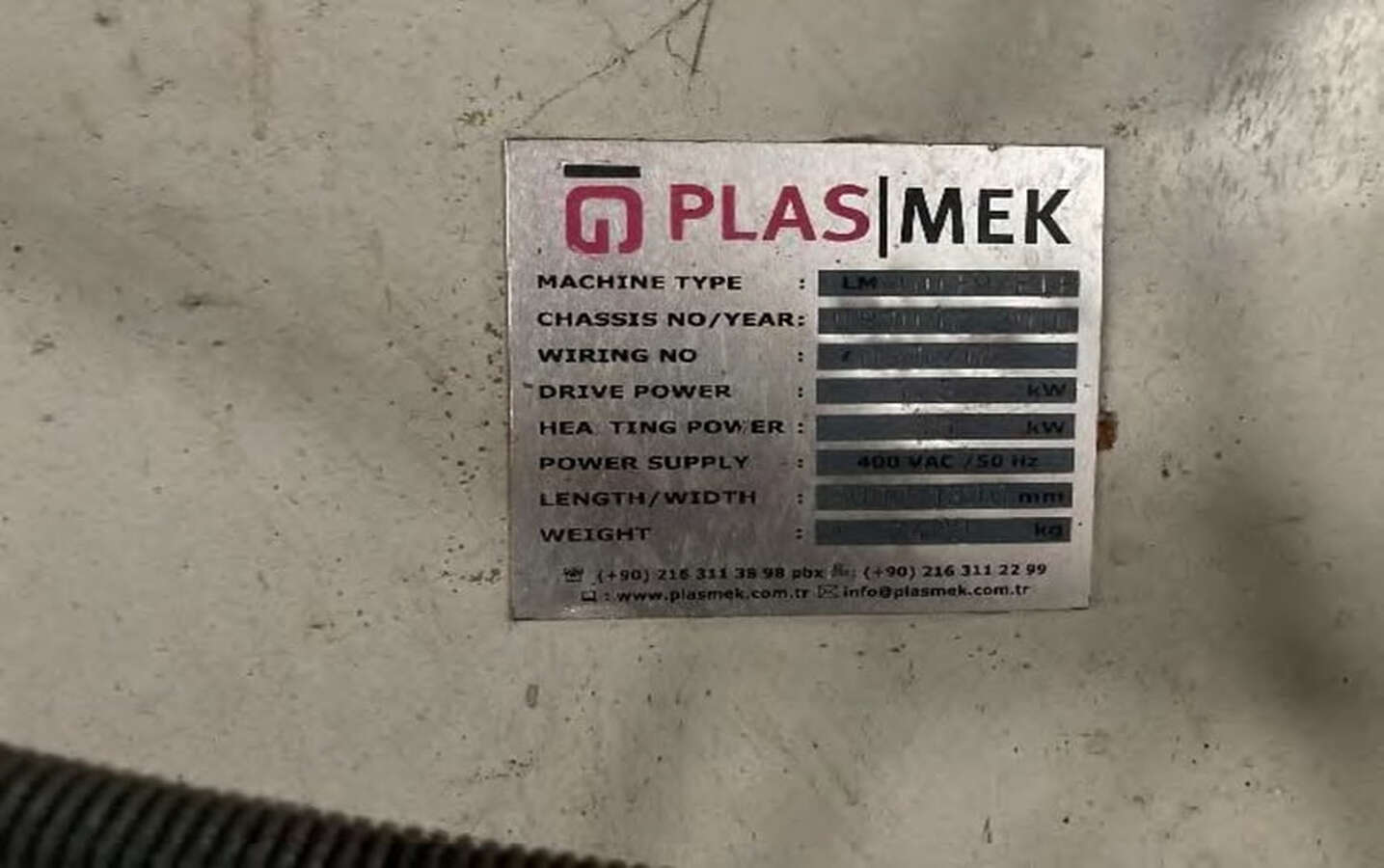 Линия окутывания погонажа PLASMEK LM 400 F9 ELP Турция