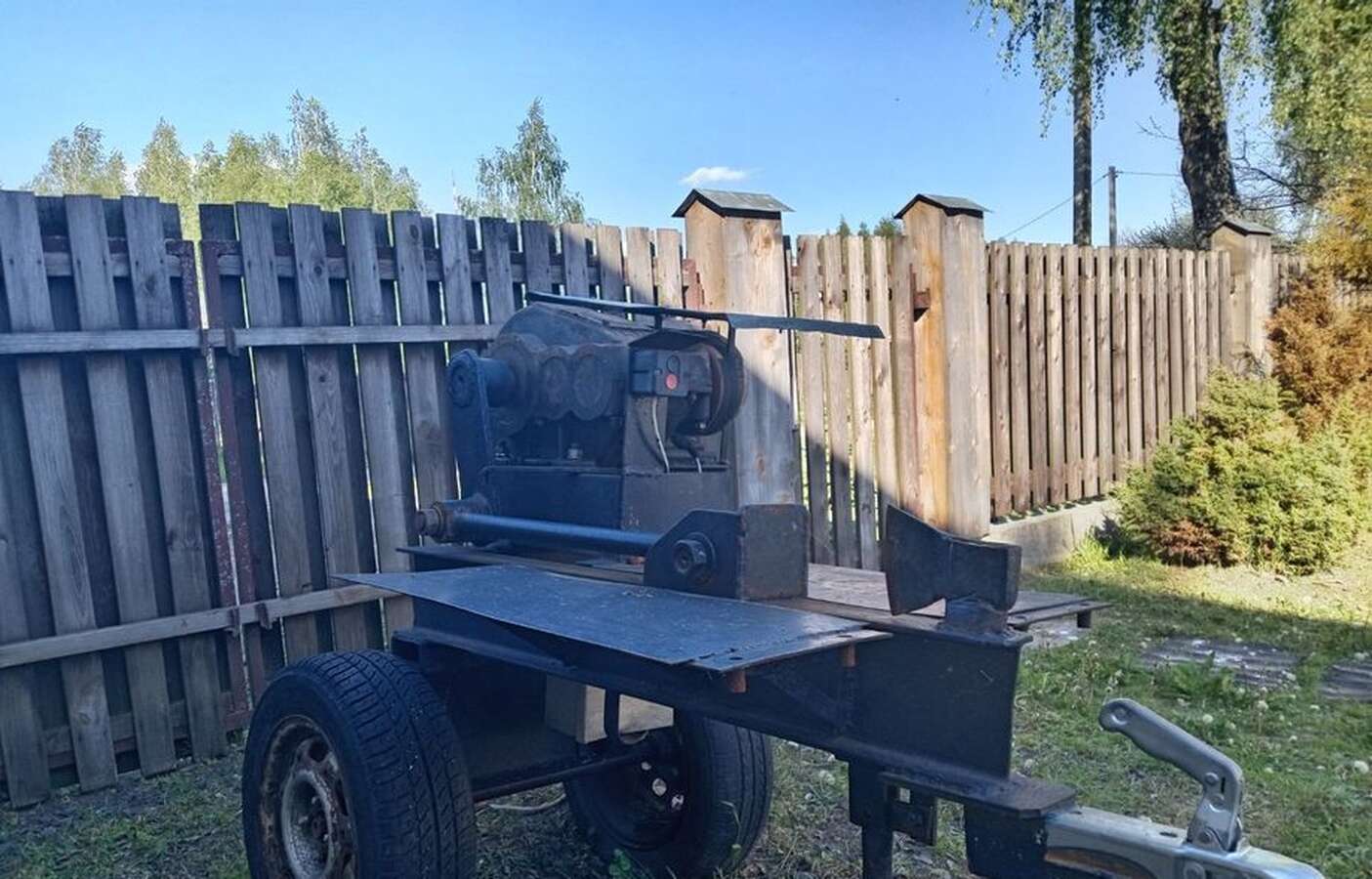 Дровокол редукторный