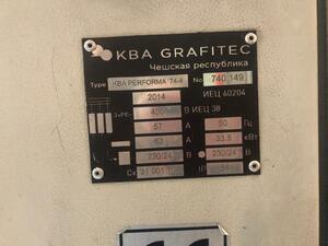 Офсетная машина Kba Performa 74-4