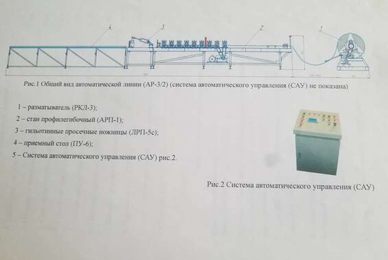 Линия для производства армирующих профилей AP-3/2