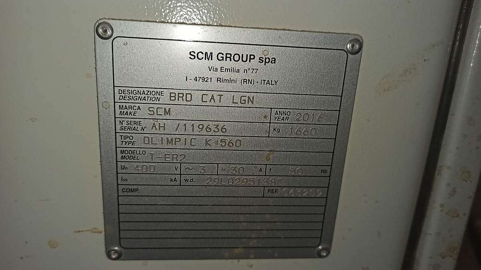 Кромкооблицовочный станок SCM Olimpic K560