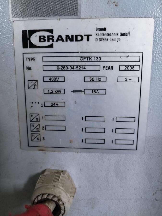 Кромкофрезерный станок Brandt OFTK 130