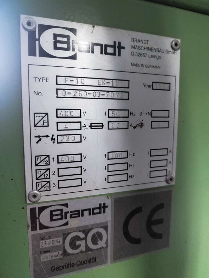 Станок кромкофрезерный Brandt F-10