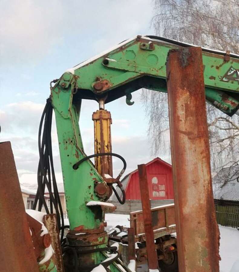 Лесовозная тележка