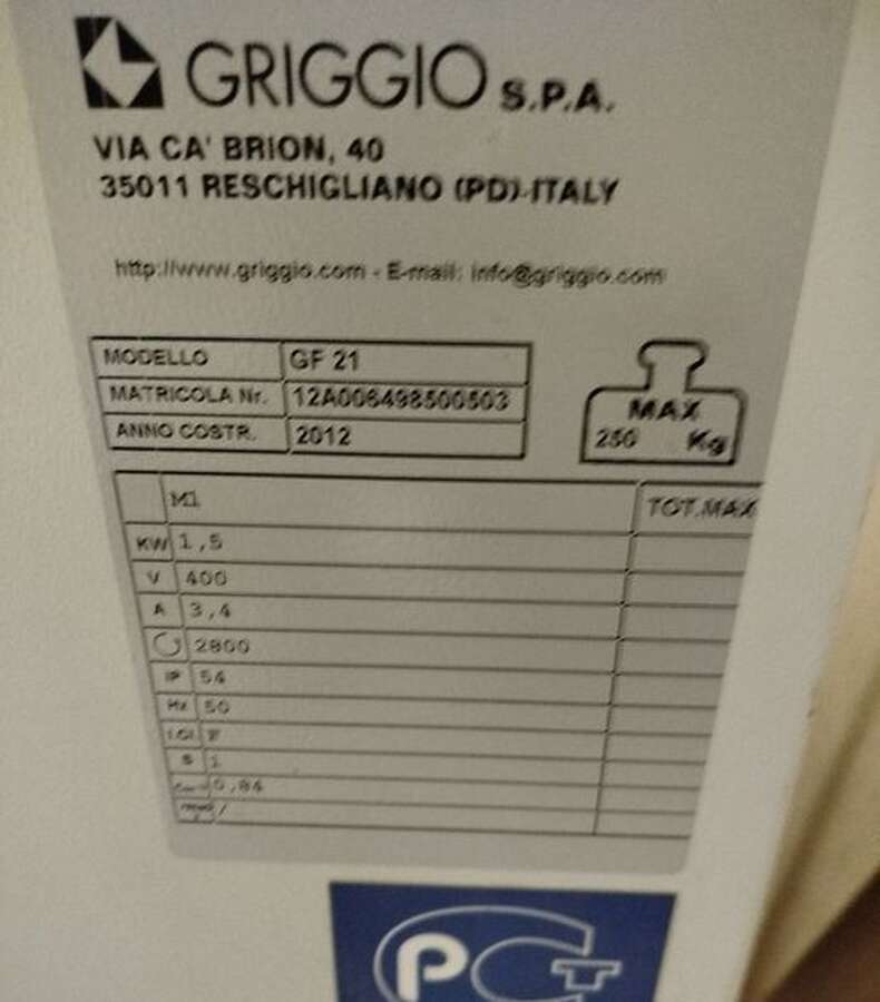 Сверлильно-присадочный станок GRIGGIO GF 21
