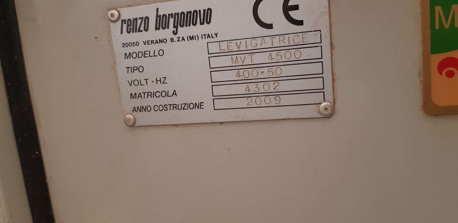 Шлифовальный станок Renzo Borgonovo Levigatrice MVT 4500