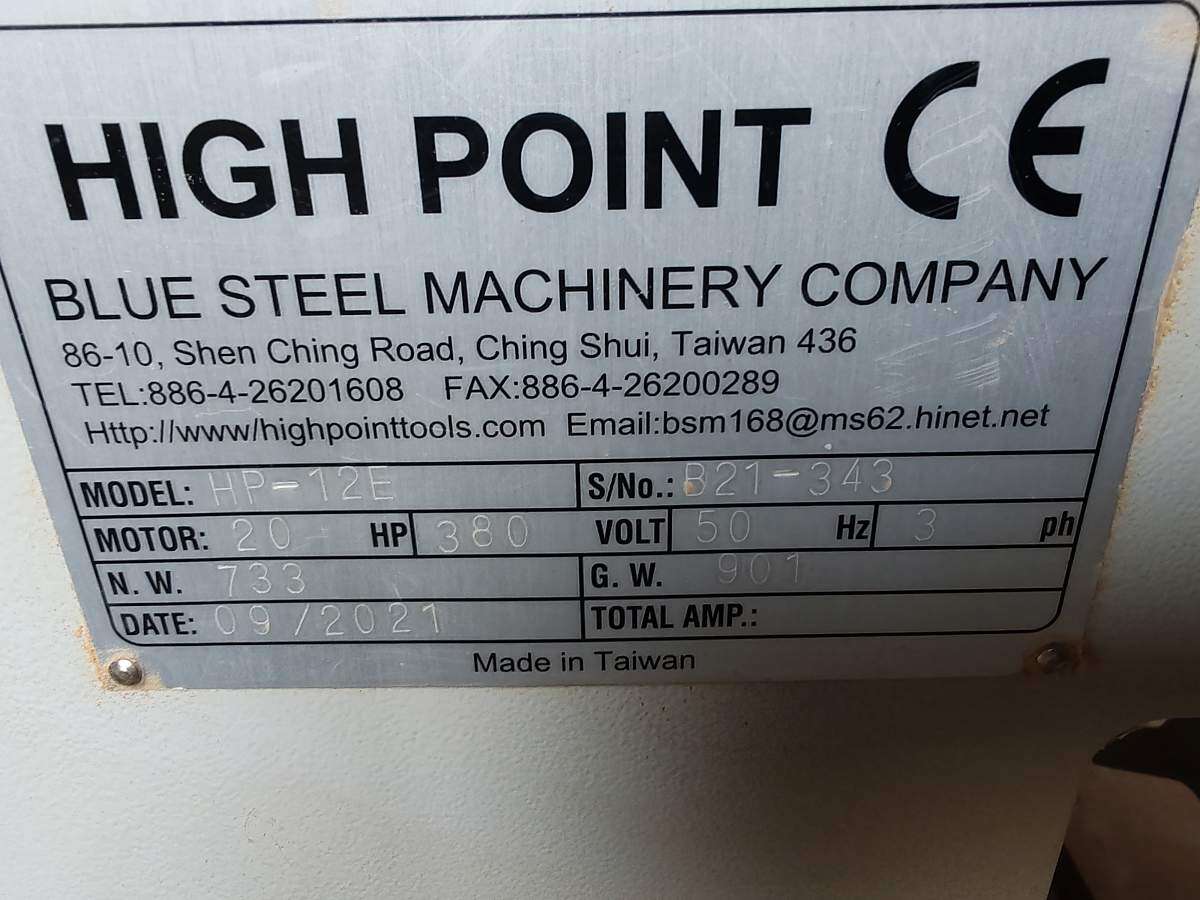 Однопильный ленточно-делительный станок High Point HP-12E