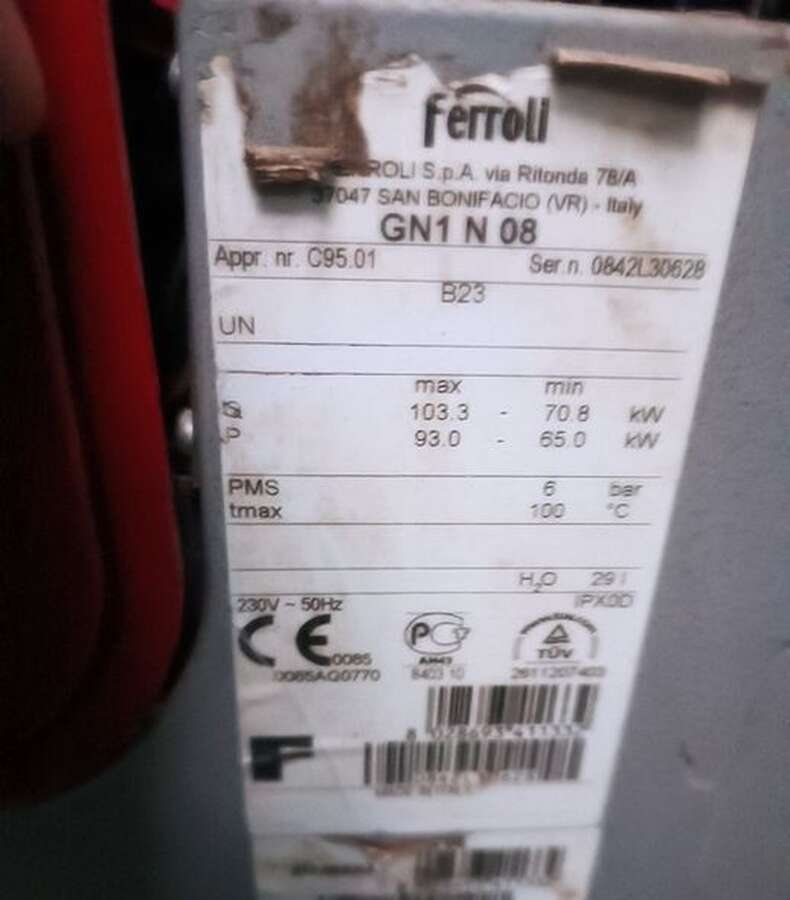 Котёл Ferroli GN 1 N 08