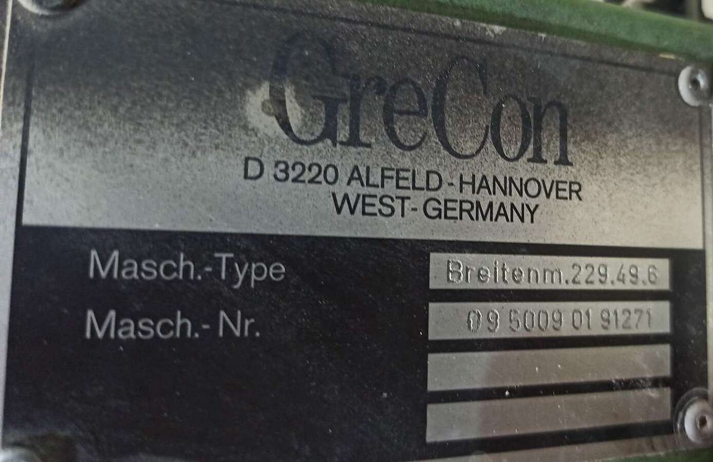 Линия оптимизации GreCon 2004 Германия