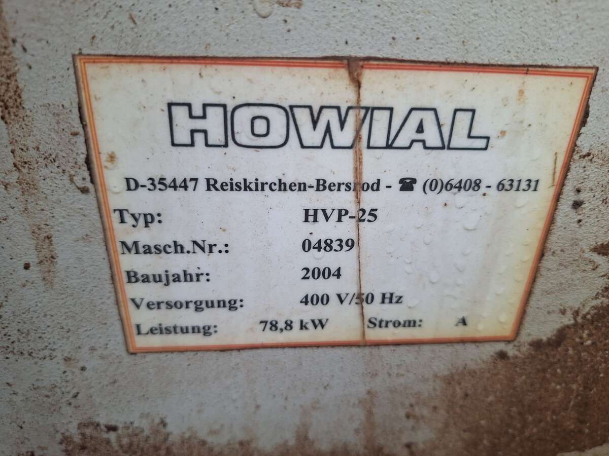 Бесконечная линия сращивания Howial HVP-25 Германия