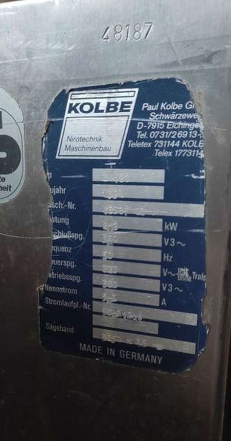 Ленточная пила Kolbe k420