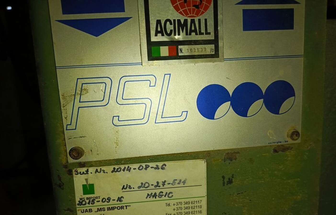 Рейсмусовый станок Acimall Magic PSL500