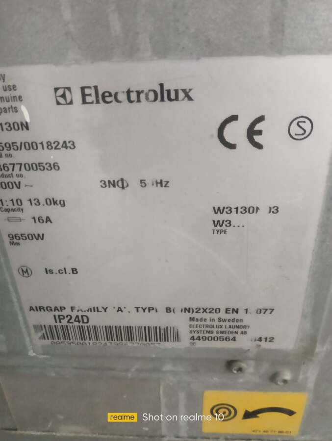 Промышленная стиральная машина Electrolux W3130N