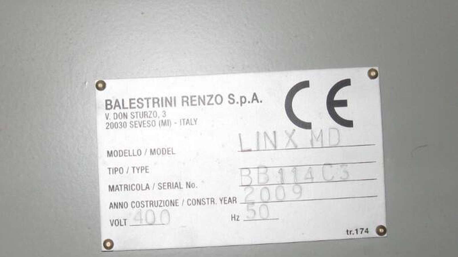 Шипорезно-пазовальный Balestrini LINX MD 2009 г.в.