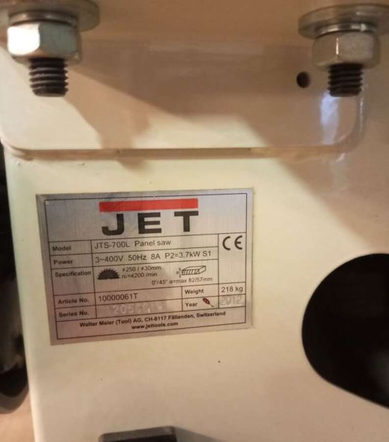 Циркулярная пила JET JTS-700L