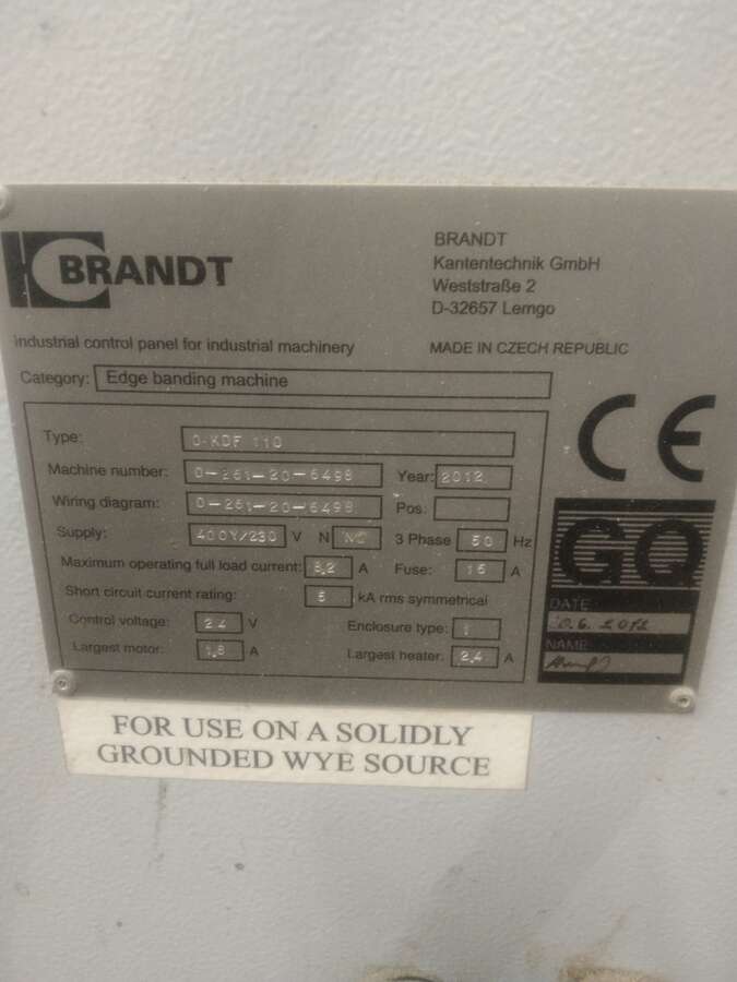 Кромкооблицовочный станок Brandt KDF-110