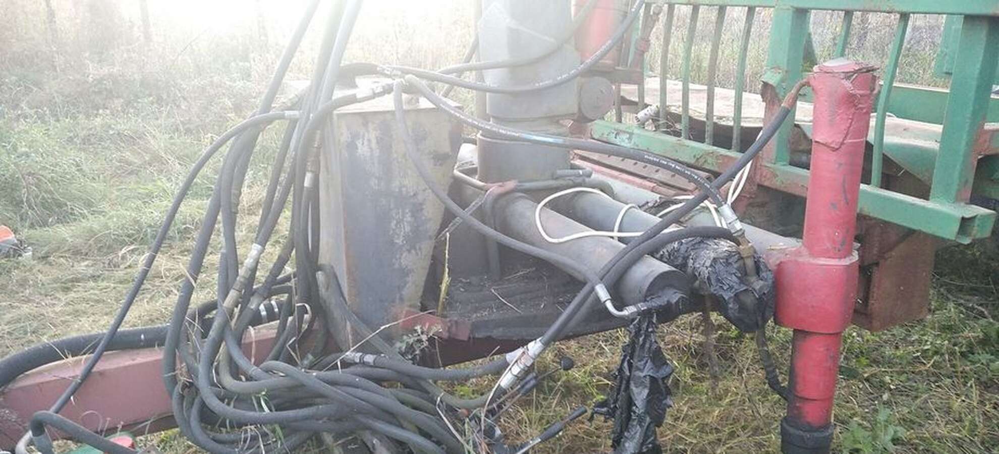 Лесовозная тележка