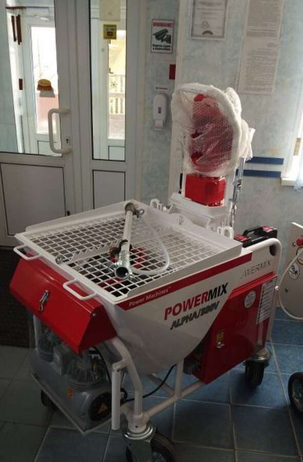 Штукатурная станция PowerMix Alfa Турция