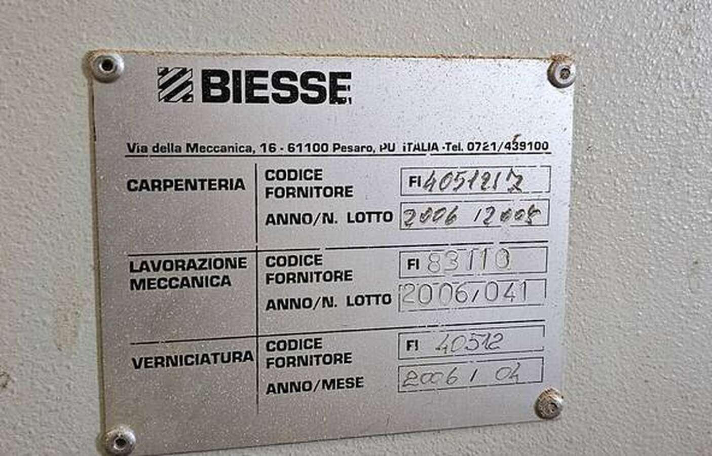 Обрабатывающий центр С ЧПУ Biesse ROVER B 4.35