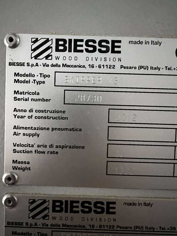 Сверлильно-присадочный центр с ЧПУ Biesse Skipper V31