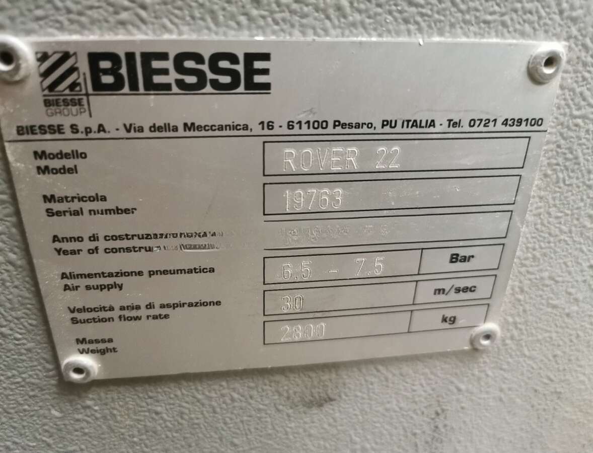 Обрабатывающий центр с ЧПУ Biesse Rover 22